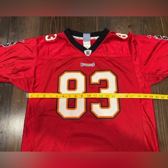 Vintage REEBOK Tampa Bay Buccaneers Joe Jurevicius NFL Football Jersey - Picture 8 of 8